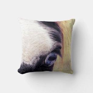 Blue Eyed Paint Cushion