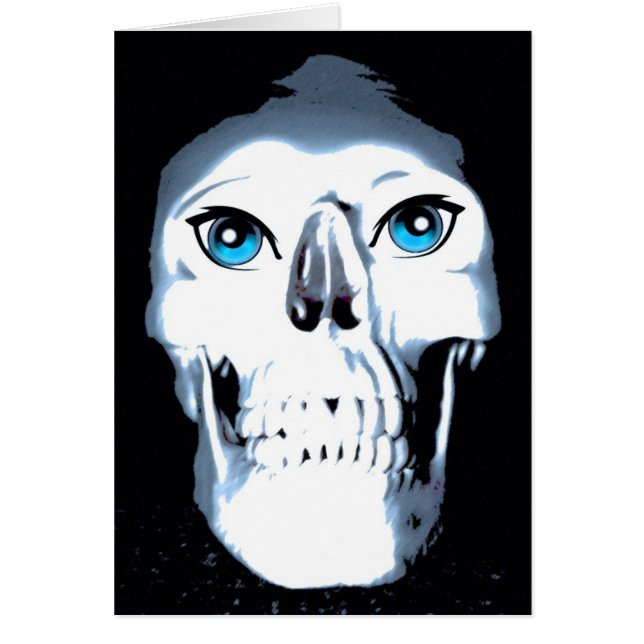 Blue Eyed Skull (Front)
