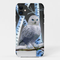 BLUE-EYED SNOW OWL