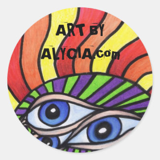 Blue Eyed Sun Stickers