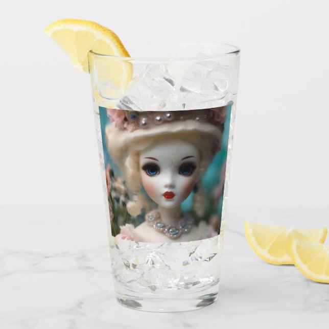 Blue Eyed Vintage Doll, Glass (Front Ice)