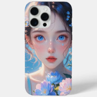 blue eyes anime girl