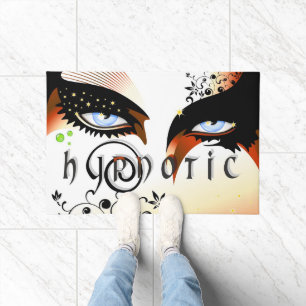 Blue Eyes Fashion Make Up Doormat