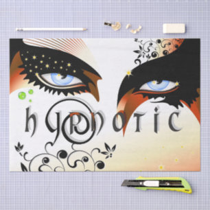 Blue Eyes Fashion Make Up Tissue Paper