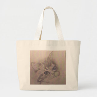Blue Eyes Large Tote Bag