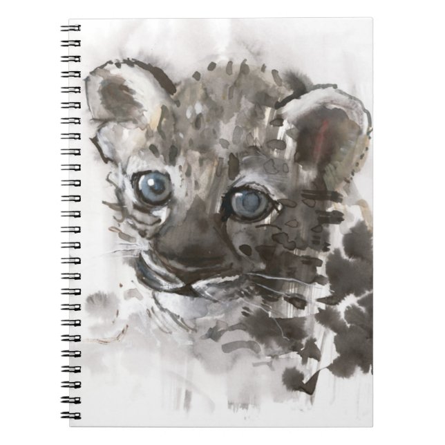 Blue Eyes Spiral Notebook (Front)