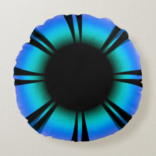 Blue eyes will save and help round cushion