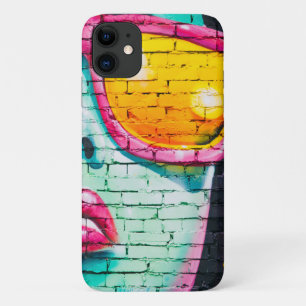blue faced full hearted Case-Mate iPhone case
