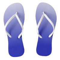 blue fade flip flops
