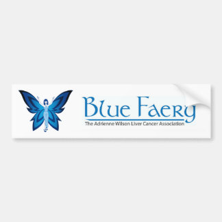 Blue Faery bumper sticker