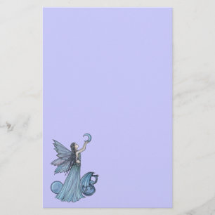 Blue Fairy and Dragon Stationary by Molly Harrison Stationery