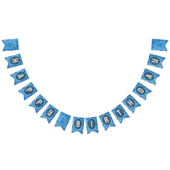 Blue Fairy Birthday Bunting (All)