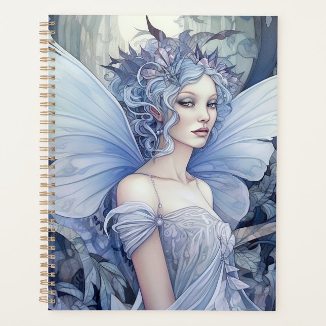 Blue Fairy Fantasy Art Planner (Front)