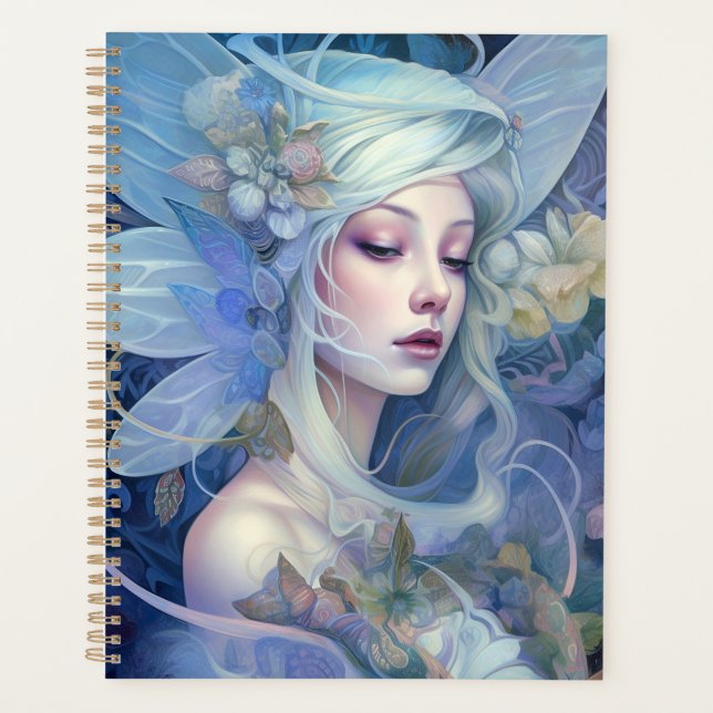 Blue Fairy Fantasy Art Planner (Front)