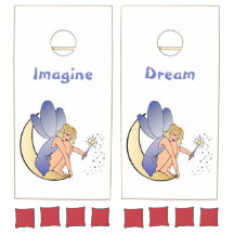 Blue Fairy Little Girls Event Cornhole Set