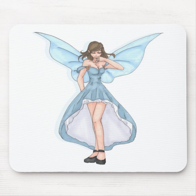 Blue Fairy Mouse Pad (Front)