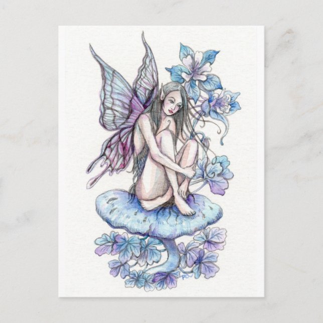 Blue Fairy Postcard (Front)