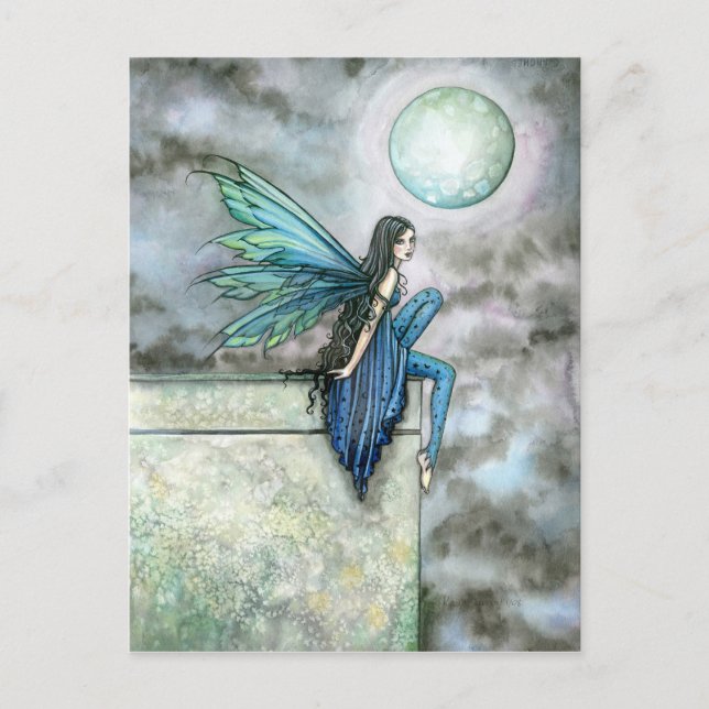 Blue Fairy Postcard by Molly Harrison (Front)