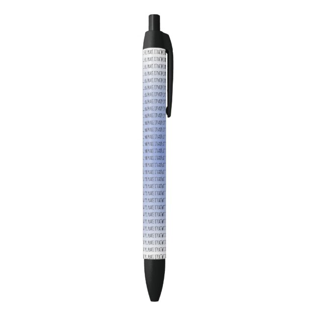 Blue Faith It  Black Ink Pen (Bottom (Vertical))