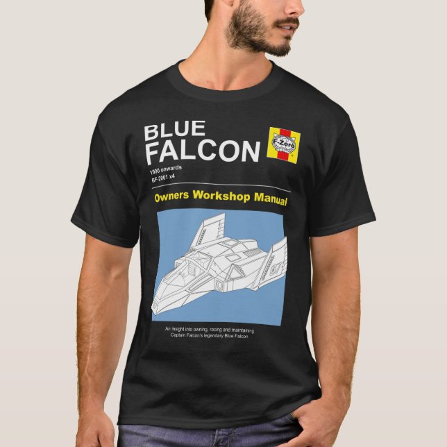 Blue Falcon Owner27;s Manual Essential T-Shirt (Front)