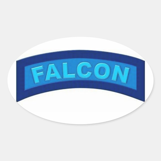 Blue Falcon Stickers (Front)