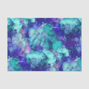 blue fantasy watercolors : tissue paper