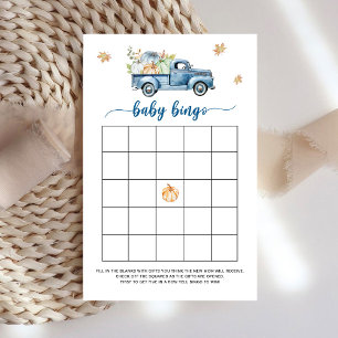 Blue Farm Truck Little Pumpkins Baby Bingo Game