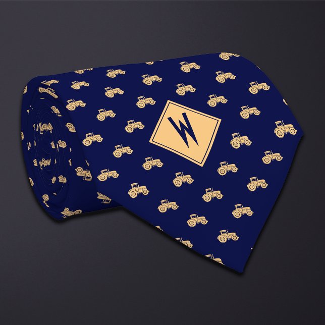 Blue Farmer Tractor Tie (Creator Uploaded)
