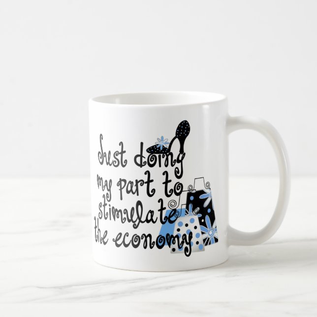 Blue Fashion Mug (Right)
