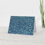 BLUE (faux) GLITTER Holiday Card<br><div class="desc">BLUE (faux) GLITTER PRODUCTS for HOLIDAYS or Any Day!

Customise as you like!

LOWEST PRICES ON ZAZZLE!

Questions? Regella@Rocketmail.com</div>