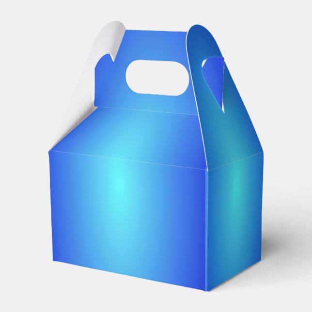 Blue Favour Box (Front Side)