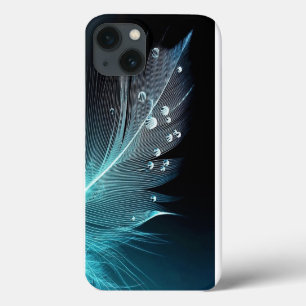 Blue feather Case-Mate iPhone Case