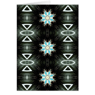 blue feather star-burst
