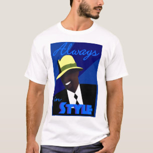 Blue "FEDORA" T-Shirt