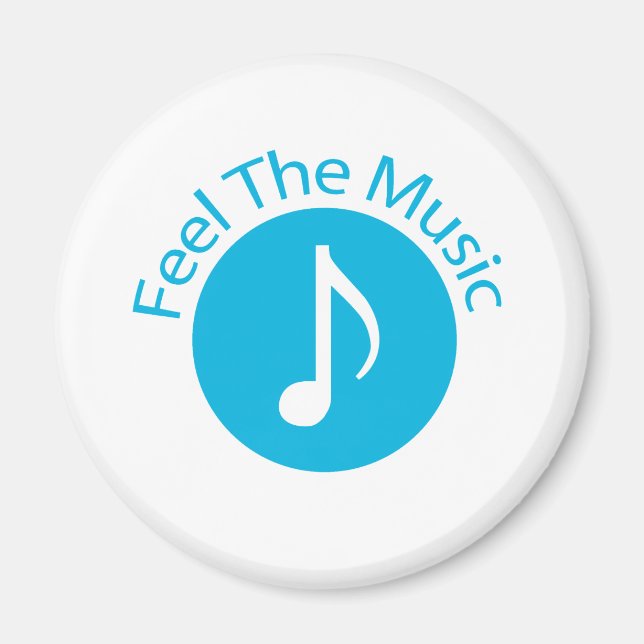Blue - Feel The Music Magnet (Front)