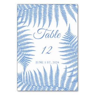 Blue Ferns Thunder_Cove Table Number