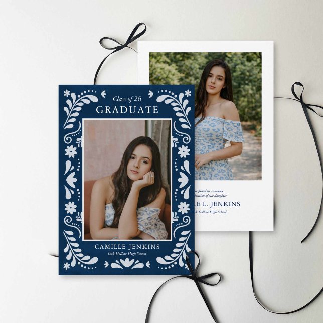  Blue Fiesta Photo Grad Announcement 2026 (Creator Uploaded)