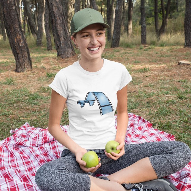 Blue Film Strip T-Shirt (Creator Uploaded)