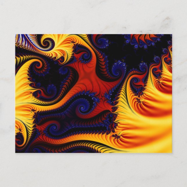 Blue Fire 1 Postcard (Front)