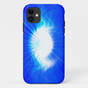Blue Fire Abstract Art Background Case-Mate iPhone Case