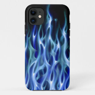 Blue Fire Flame design airbrush car custom cool ho Case-Mate iPhone Case