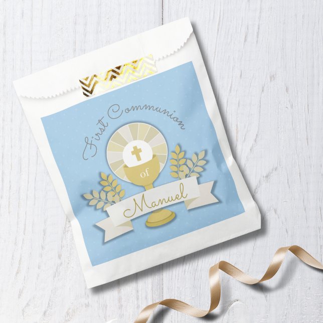 Blue First Holy communion Favour Bags (Creator Uploaded)