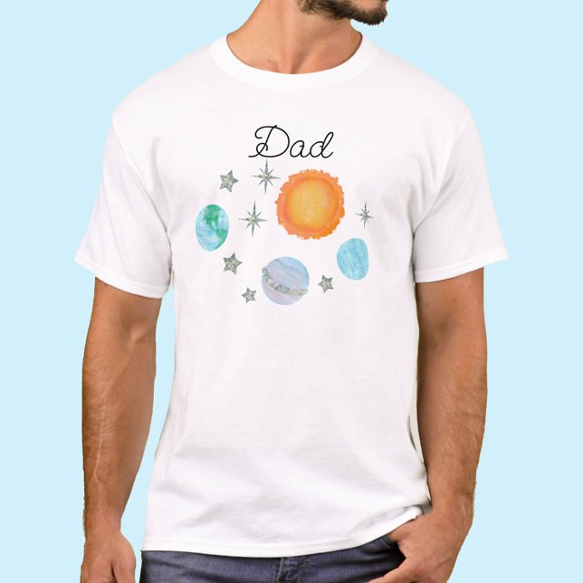 Blue First Trip Around The Sun Dad 1st birthday T-Shirt (Creator Uploaded)
