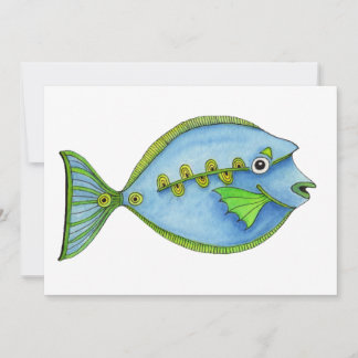 Blue Fish Card