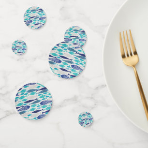 Blue Fish Confetti