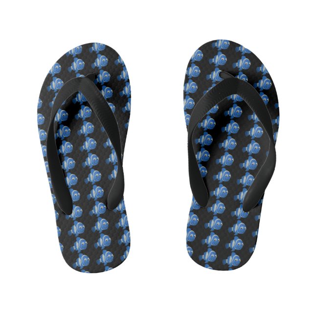Blue Fish Kid's Jandals (Footbed)