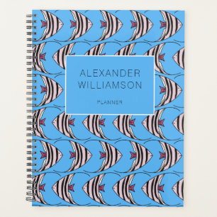 Blue fish pattern planner