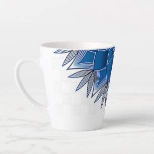 “Blue Fish” Small Latte Coffee Mug