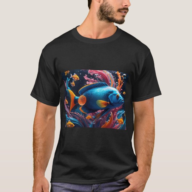 Blue fish T-Shirt (Front)