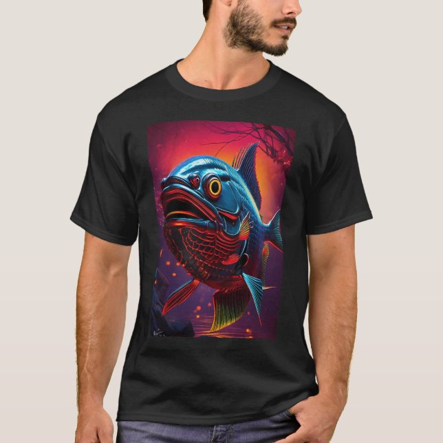 Blue fish T-Shirt (Front)
